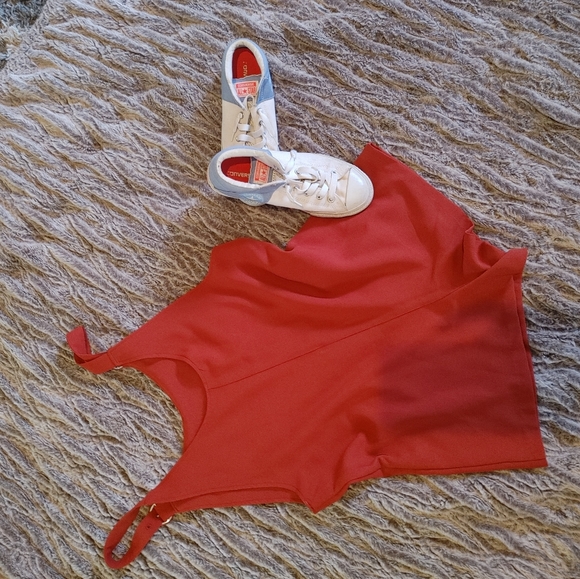 ⚡Forever 21 Rusty Colored Romper⚡ - Picture 8 of 9